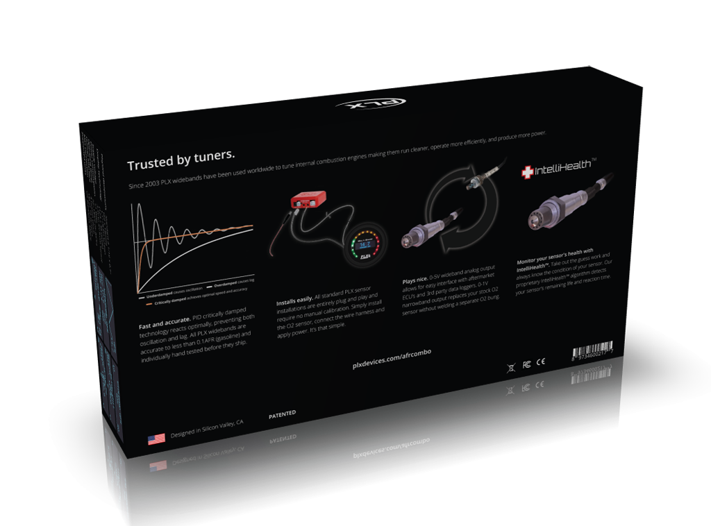 PLX Wideband Gauge and Sensor Combo